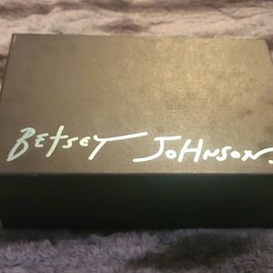 Betsey Johnson silver zebra dressy sandles